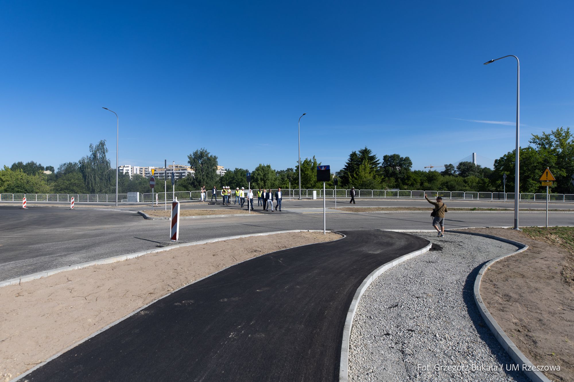 zdjęcie z pierwszego odcinka Wisłokostrady, fot. Grzegorz Bukała, Urząd Miasta Rzeszowa